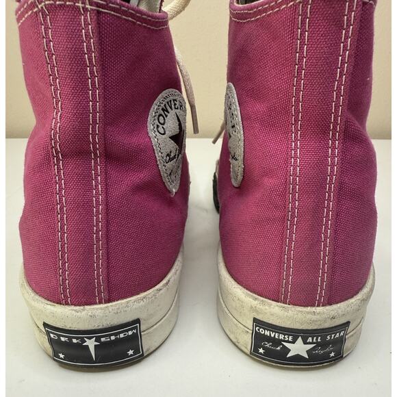 Rick Owens x Converse DRKSHDW TURBODRK Hi Top Pink A05685C Unisex Men 8 Wm 10 - Picture 6 of 12